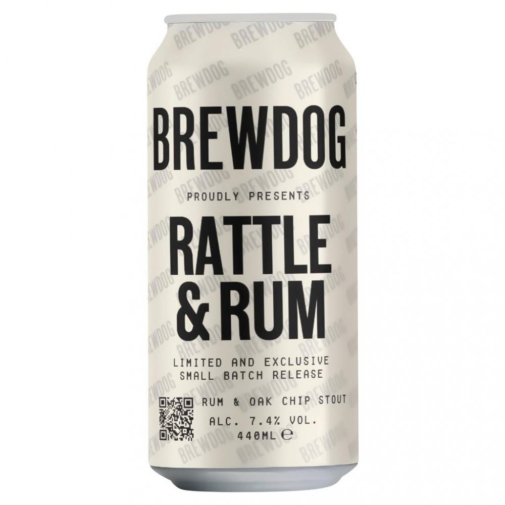 BrewDog Пиво  Rattle&Rum, темне, 7,4%, з/б, 0,44 л (5056025466777) - зображення 1