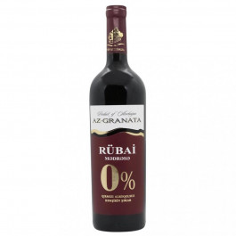 Az-Granata Вино виноградное RUBAI MEDRESE красное полусладкое, 0% (б/а), 0.75л (4760081508272)