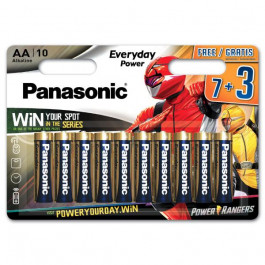 Panasonic AA bat Alkaline 10шт Everyday Power (LR6REE/10B3FPR)