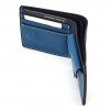 Grande Pelle Мужской кожаный синий кошелек на магните  (50517075) - зображення 6