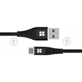 Promate USB to USB Type-C 1.2m Black (nervelink-c.black)