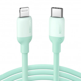 UGREEN US387 Type-C to Lightning 20W Silicone Cable 1m Green (20308)
