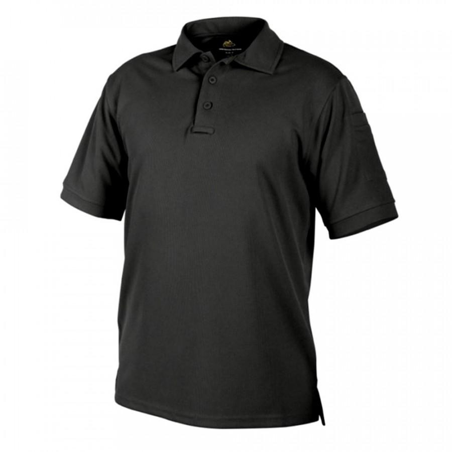 Helikon-Tex Футболка термоактивная с воротником Polo Helikon UTL TopCool Black XXL/ regular - зображення 1