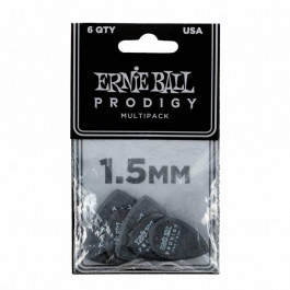 Ernie Ball Медиаторы  9342 Black Multipack Prodigy Picks 6-Pack 1.5 mm (6 шт.)