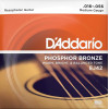 D'Addario Струны для акустической гитары EJ42 Phosphor Bronze Medium Resophonic Guitar 16/56 - зображення 1