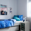IKEA BLAVINGAD Підковдра і наволочка морський/синій візерунок 150x200/50x60 см (805.21 - зображення 7