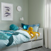IKEA BLAVINGAD Підковдра і наволочка візерунок черепаха/бірюзовий 150x200/50x60 см (10 - зображення 4