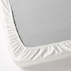IKEA FARGMARA простыня с резинкой, 140x200, белый (903.477.23) - зображення 4