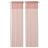 IKEA MOALISA, 204.995.07 - Драпировка/гардина, 2 предм., бледно-розовый, розовый, 145x300 см - зображення 1