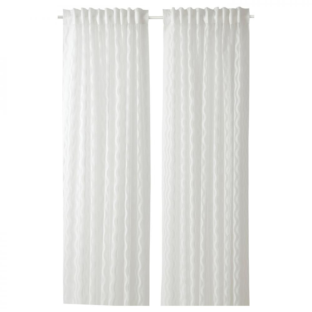 IKEA SOTSTAVMAL(105.489.90) штори, 2 шт., білий - зображення 1