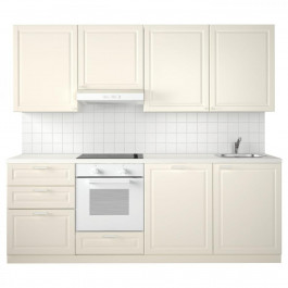 IKEA METOD 794.695.94 Кухня білий МАКСІМЕРА БУДБІН кремово-білий 240x60x228 см
