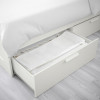 IKEA BRIMNES Каркас с ящиками 140x200 и LONSET основа под матрас (590.187.34) - зображення 6