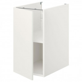 IKEA ENHET Стільниця з половиною/дверцятами, біла, 40x60x75 см (693.209.71)