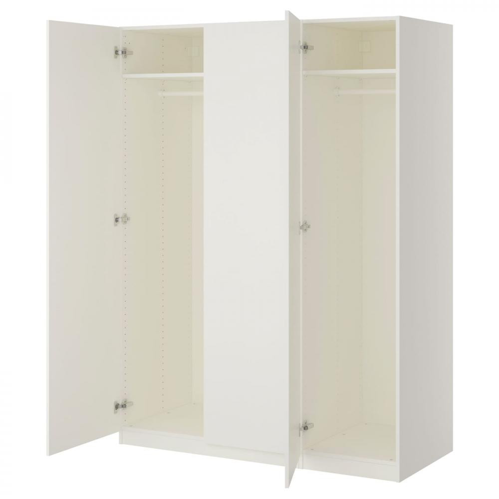 IKEA PAX/Forsand Шкаф 3-дверный 150x60h201 белый (490.255.89) - зображення 1