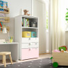 IKEA SMASTAD / PLATSA(494.205.23) стійка, білий ніжно-рожевий / з 3 ящиками - зображення 3