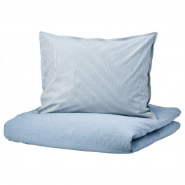 IKEA BLAVINDA Комплект постельного белья, светло-голубой (104.617.84)