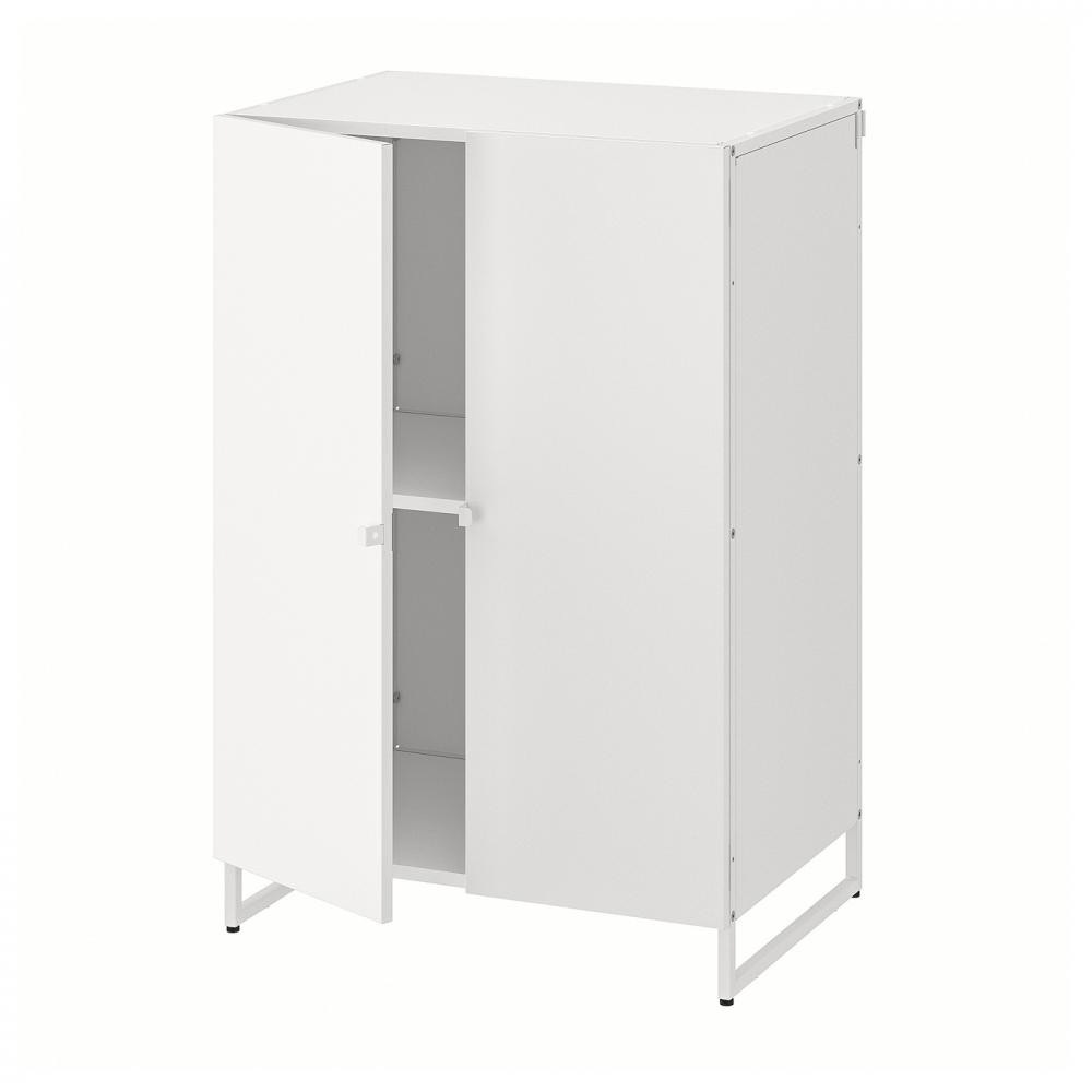 IKEA JOSTEIN(394.371.66) книжкова шафа з дверцятами, в/з/білий - зображення 1