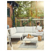 IKEA SEGERON, 405.107.97, Журнальний столик, для саду, білий, бежевий, 73х73 см - зображення 5