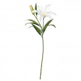 IKEA SMYCKA Искусственный цветок, лилия, белый (403.335.87)