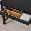 IKEA НОРДВИКЕН, 003.688.14 - Барный стол, черный, 140x80x105 см - зображення 4
