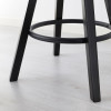 IKEA ИКЕА HVERUD / DALFRED, 194.289.07 - Стол и 2 табурета, черный, черный, 105 см - зображення 8