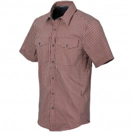   Helikon-Tex Covert Concealed Carry Short Sleeve Shirt Dirt Red Checkered Сорочка з коротким рукавом (KO-CCS-CB-C