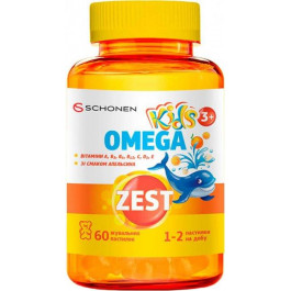 Schonen Витамины ZEST Kids Omega №60 жевательных пластинок (000001226)