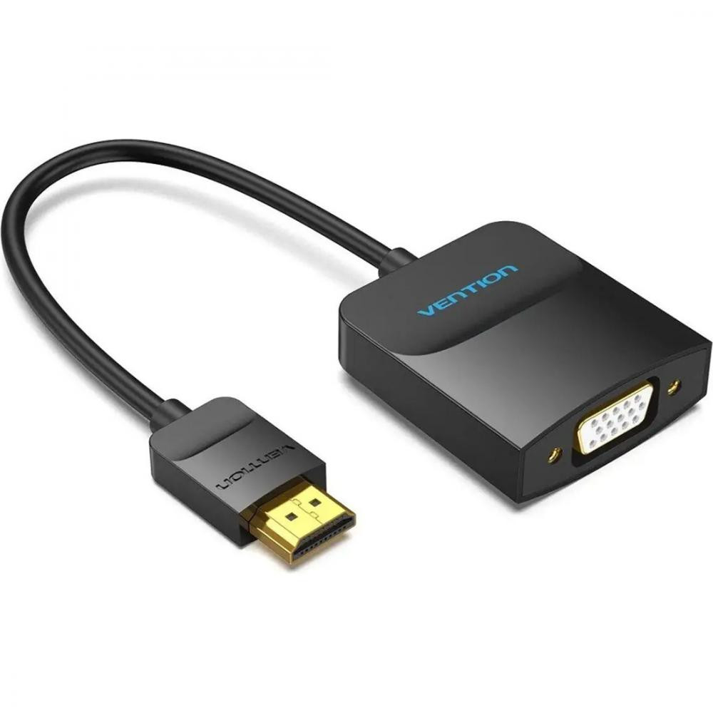 Vention HDMI to VGA 0.15m Black (42154) - зображення 1