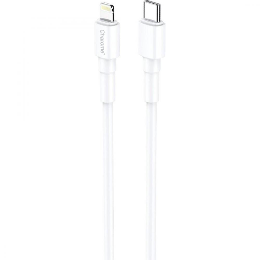 CHAROME C21-05 USB Type-C to Lightning 1m White (6974324910540) - зображення 1