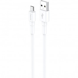 CHAROME C21-01 USB Type-A to Micro USB 1m White (6974324910502)
