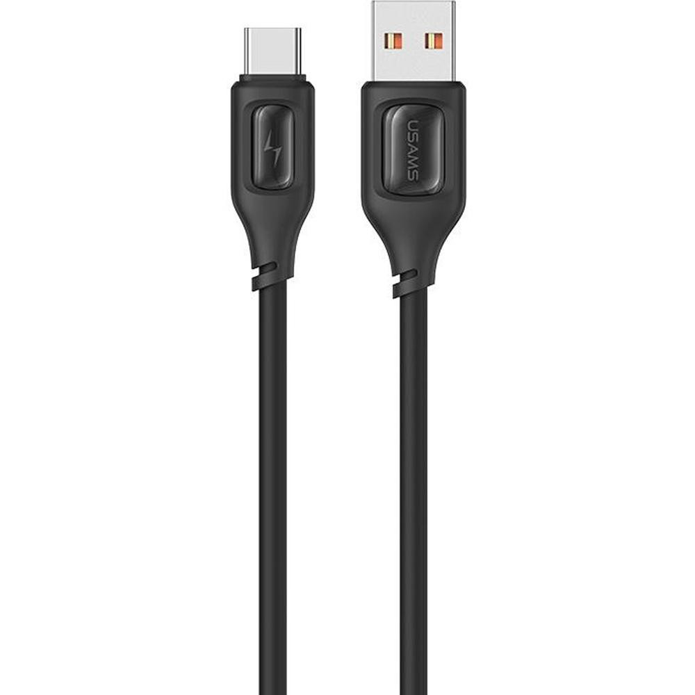 USAMS US-SJ619 USB Type-C Charging Data Cable 1m Black (SJ619USB01) - зображення 1