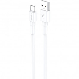 CHAROME C21-02 USB Type-A to USB Type-C 1m White (6974324910519)