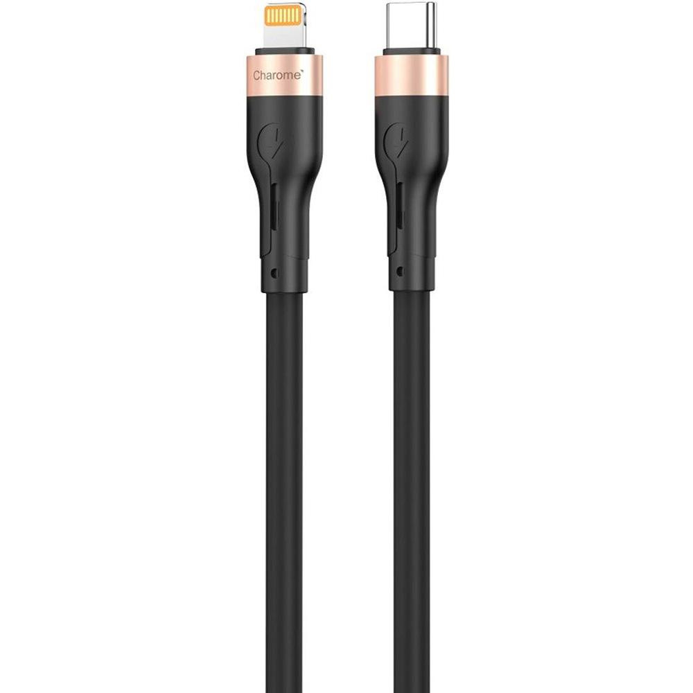 CHAROME C23-05 USB Type-C to Lightning 20W 1m Black (6974324910786) - зображення 1