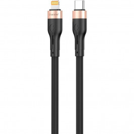 CHAROME C23-05 USB Type-C to Lightning 20W 1m Black (6974324910786)