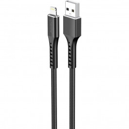 CHAROME C22-03 USB Type-A to Lightning 1m Black (6974324910571)
