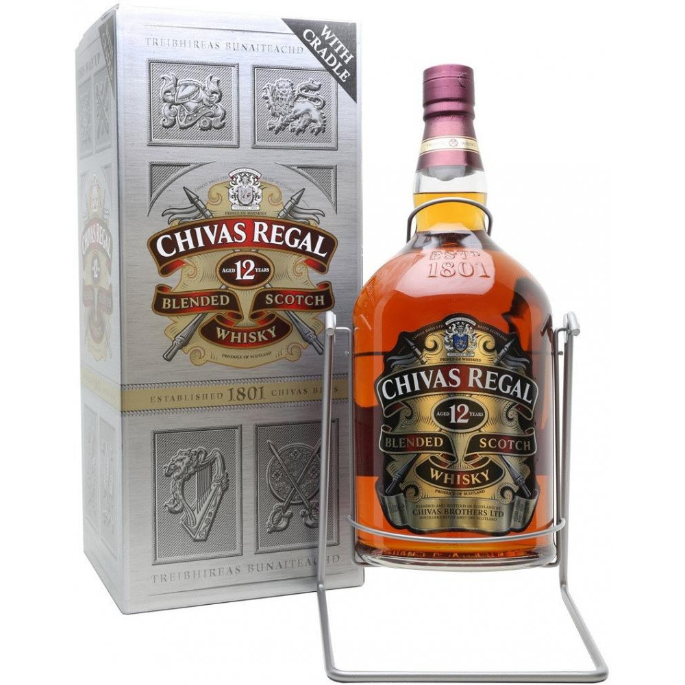 Chivas Regal Виски  12 лет в коробке  12 years old in box 4,5 л 40% (080432403518) - зображення 1