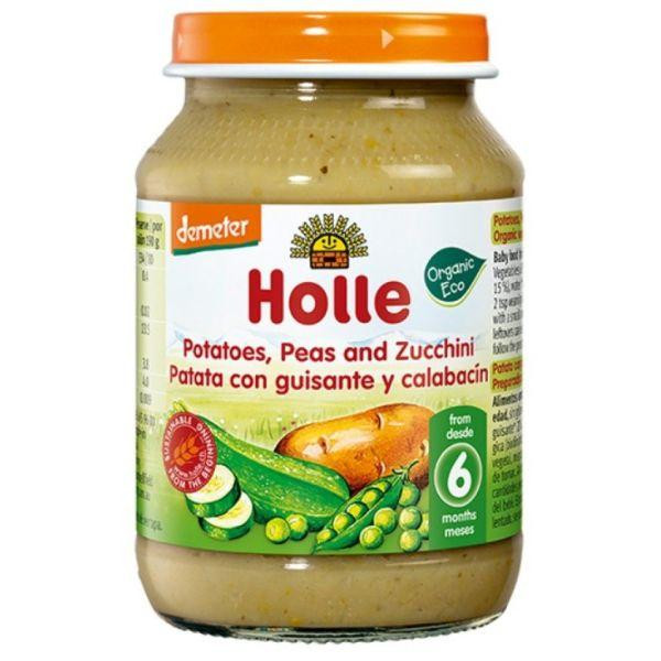 Holle Пюре органическое Картофель с горошком и цуккини 190 г - зображення 1