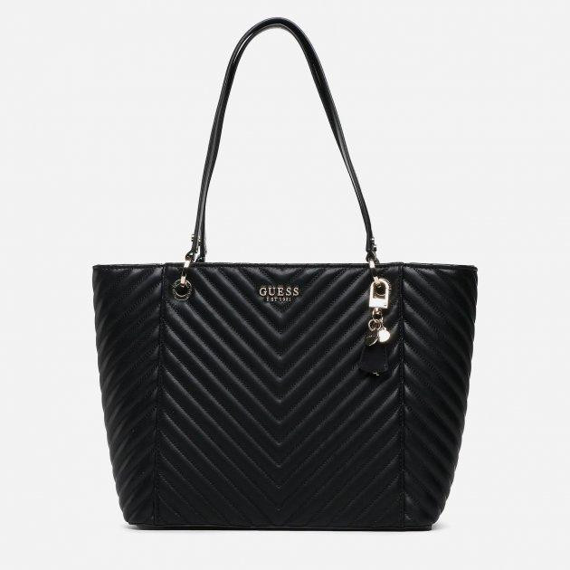 GUESS Сумка-шоппер жіноча  NOELLE ELITE TOTE HWQG7879230-BLA Чорна (800070292871) - зображення 1