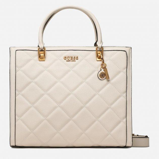 GUESS Сумка-шоппер жіноча  ABEY ELITE TOTE HWQB8558230-STO Молочна (800070292870) - зображення 1