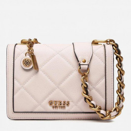 GUESS Сумка крос-боді жіноча  ABEY CROSSBODY FLAP HWQB8558210-STO Молочна (800070292869)