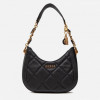 GUESS Сумка крос-боді жіноча  ABEY SMALL HOBO HWQB8558010-BLA Чорна (800070266627) - зображення 1