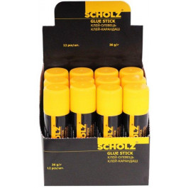 Scholz клей-олівець Набір клею-олівця  PVA основа 36г 12 шт 4603