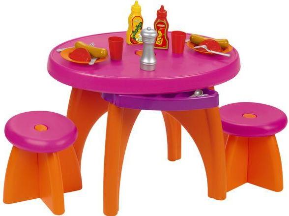 Ecoiffier Набор стол + 2 стула и 15 аксесесуаров (001735) - зображення 1