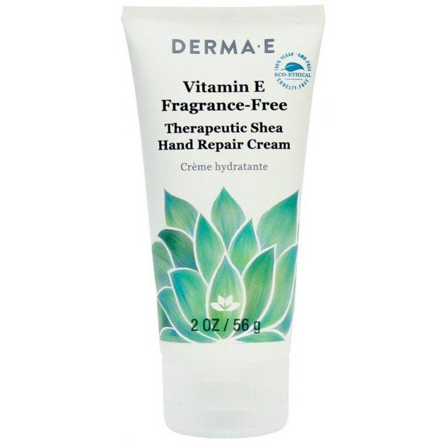 Derma E Терапевтический увлажняющий крем для рук Derma E с маслом ши без запаха 56 г (030985070743) - зображення 1