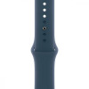 Apple Watch SE 2 GPS + Cellular 44mm Silver Aluminum Case w. Storm Blue Sport Band - M/L (MRHH3) - зображення 2