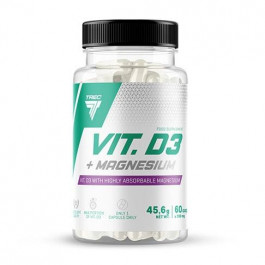 Trec Nutrition Вітамін D3 з магнієм  60 капсул - дієтична добавка