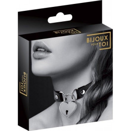 Bijoux Pour Toi Heart-Shaped Lock (Black) (3479222011885)
