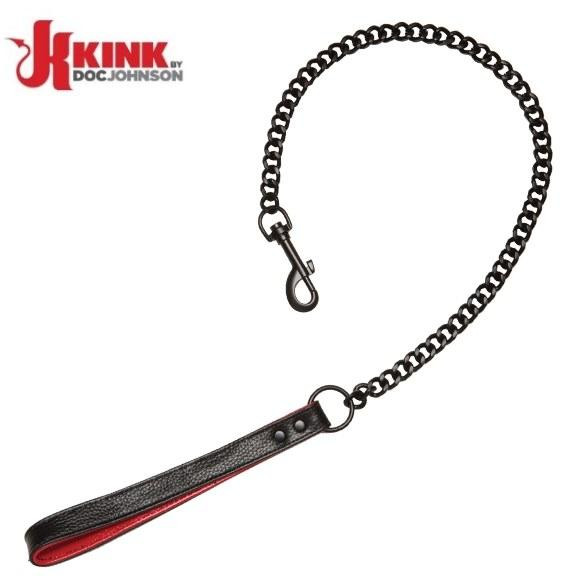 Doc Johnson Kink Leather Handler's Leash (782421060091) - зображення 1