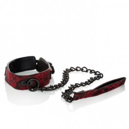California Exotic Novelties Scandal Collar with Leash (716770077042)