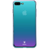 Baseus Glass Case for iPhone 7 Violet/Blue WIAPIPH7-GZ03 - зображення 1